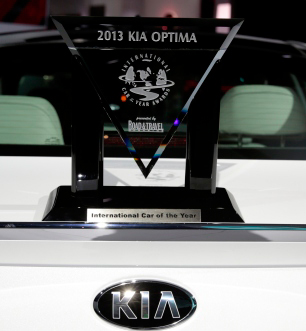 Kia Optima Wins 2013 International Car of the Year - Trophy